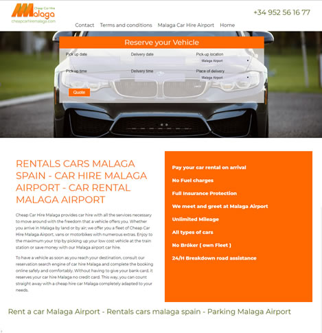 Cheap car hire malaga